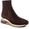 Baskets Compensees Mamzelle Veris Velour Chocolat