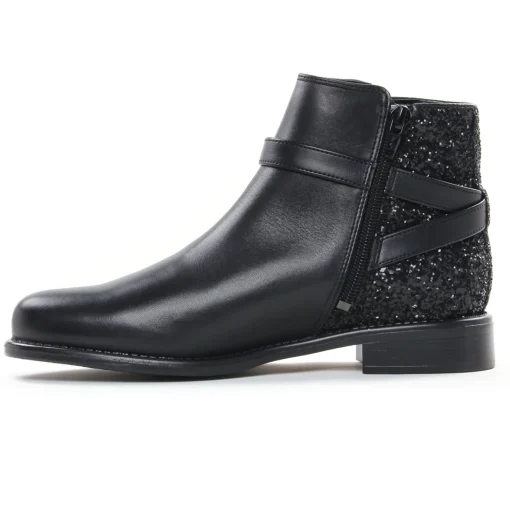 Boots Jodhpur Scarlatine Co99327 Noir Noir Lisse