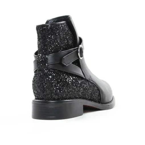 Boots Jodhpur Scarlatine Co99327 Noir Noir Lisse