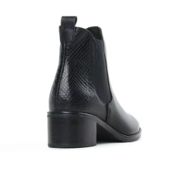 Boots Élastiquées Scarlatine Co99120 Ba Noir Noir Lisse