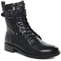 Bottines À Lacets Regarde Le Ciel Jada-01 Black