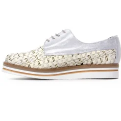 Derbys Compensées Dorking Romy D7852 Argent