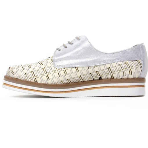 Derbys Compensées Dorking Romy D7852 Argent
