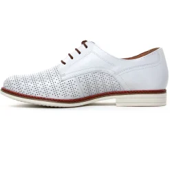 Derbys Tamaris 23200 White Cognac