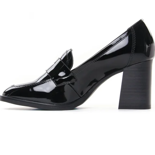 Mocassins Talon Haut Tamaris 24438 Black Patent