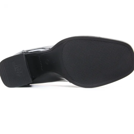 Mocassins Talon Haut Tamaris 24438 Black Patent