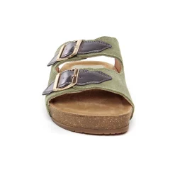 Mules Mtng Lin 54085 kaki bronze