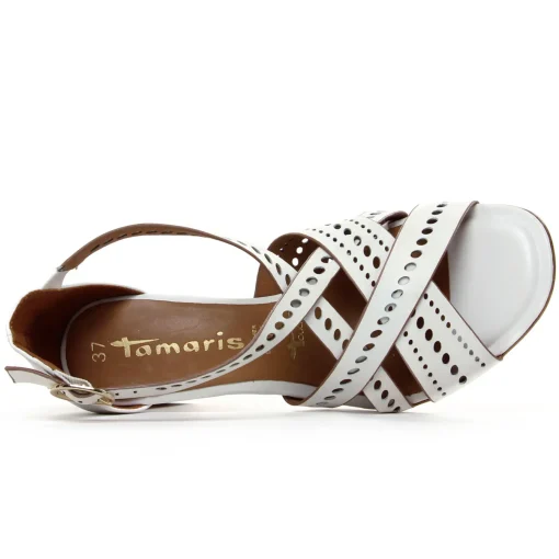 Nu-Pieds Brides Tamaris 28052 White