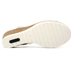 Nu-Pieds Compensés Remonte R6264-90 Muschel Beige