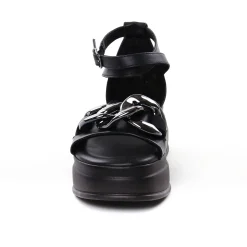 Nu-Pieds Compensés Tamaris 28334 Black