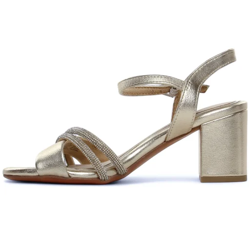 Nu-Pieds Talon Marco Tozzi 88302 Gold