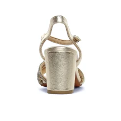 Nu-Pieds Talon Marco Tozzi 88302 Gold