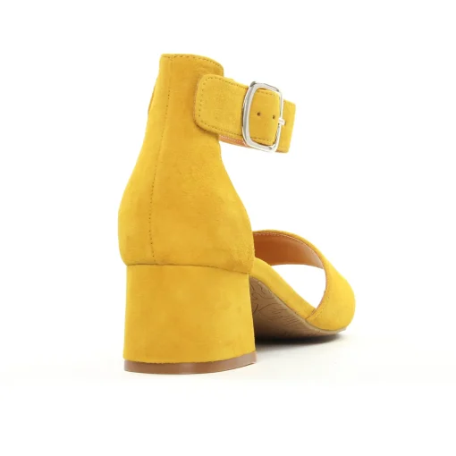 Nu-Pieds Talon Regarde Le Ciel Cathy-08 Yellow