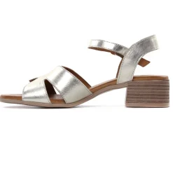 Nu-Pieds Talon Scarlatine Jade Platine