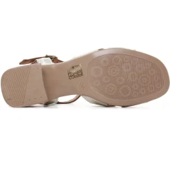 Nu-Pieds Talon Scarlatine Jade Platine