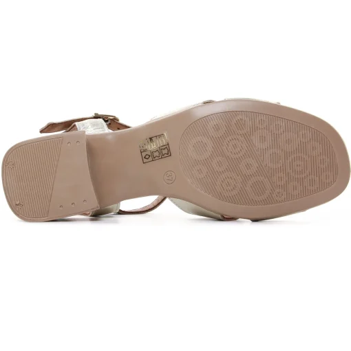 Nu-Pieds Talon Scarlatine Jade Platine