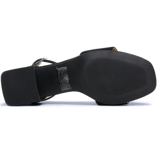 Nu-Pieds Talons Hauts Caprice 28302 Black Suede