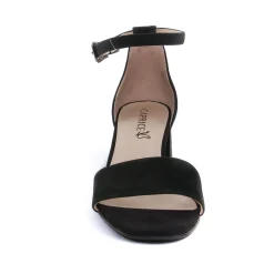 Nu-Pieds Talons Hauts Caprice 28302 Black Suede