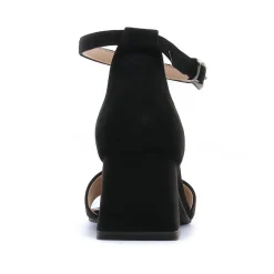 Nu-Pieds Talons Hauts Caprice 28302 Black Suede