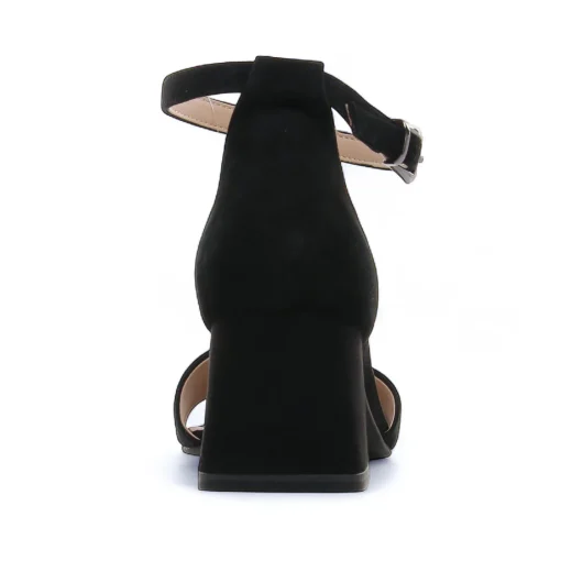 Nu-Pieds Talons Hauts Caprice 28302 Black Suede