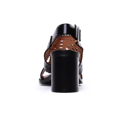 Nu-Pieds Talons Hauts Emilie Karston Lisa Noir