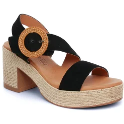 Nu-Pieds Talons Hauts Eva Frutos 4698 Negro