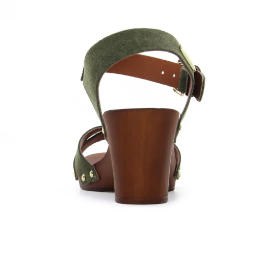 Nu-Pieds Talons Hauts Les Tropeziennes Toopino Kaki