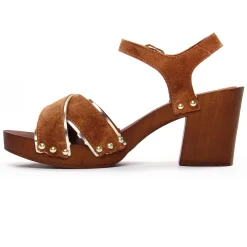 Nu-Pieds Talons Hauts Marco Tozzi 28359 Cognac Comb