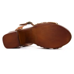 Nu-Pieds Talons Hauts Marco Tozzi 28359 Cognac Comb