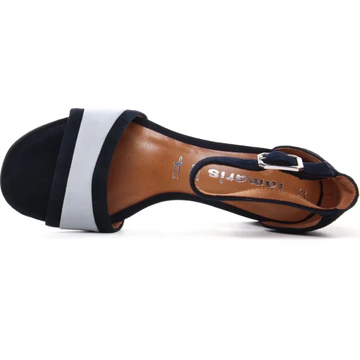 Nu-Pieds Talons Hauts Tamaris 28379 Navy Lt Blue