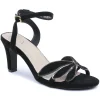 Nu-Pieds Talons Hauts Vanessa Wu Aveline Sd2768 Noir