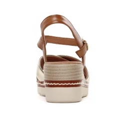 Sandales Compensées Marco Tozzi 28722 Gold Comb