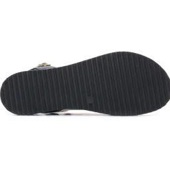 Sandales Compensées Scarlatine Co45090 Noir Fumo