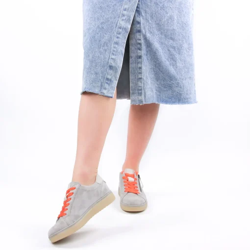 Tennis Jana 23780 Grey Orange