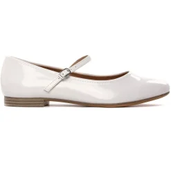 Ballerines Confort Tamaris 24214 White Patent