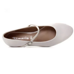 Ballerines Confort Tamaris 24214 White Patent