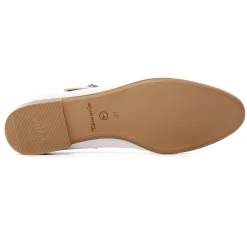 Ballerines Confort Tamaris 24214 White Patent