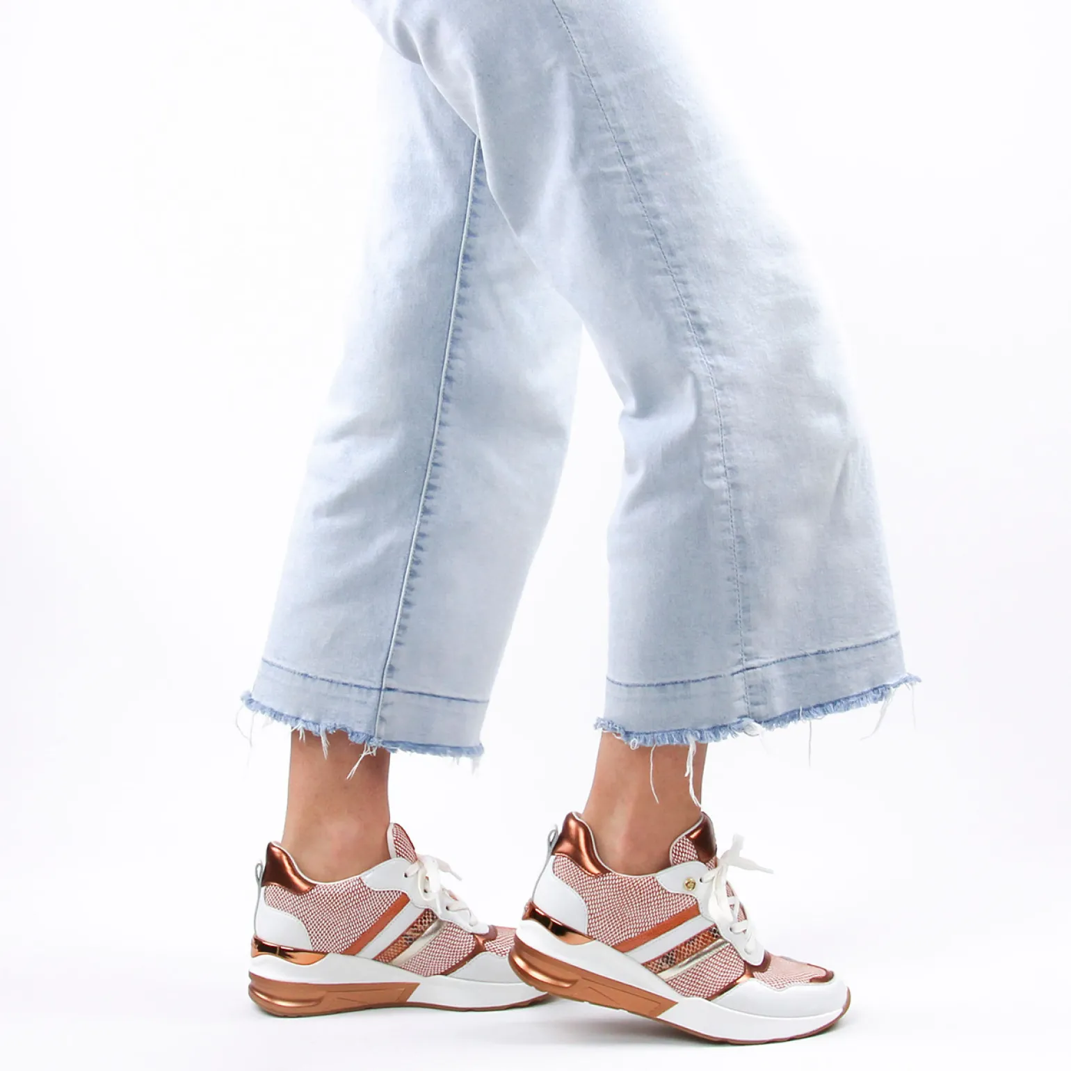 Baskets Compensees Fugitive Viper Orange