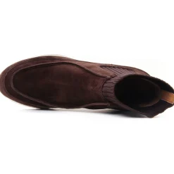 Baskets Compensees Mamzelle Veris Velour Chocolat