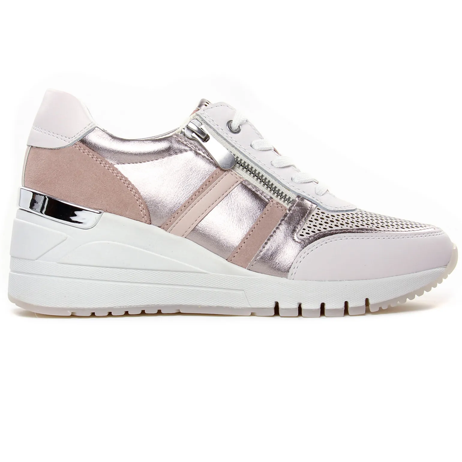 Baskets Compensees Marco Tozzi 23765 White Rose C