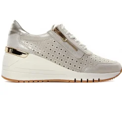 Baskets Compensees Marco Tozzi 23501 Platinum Comb