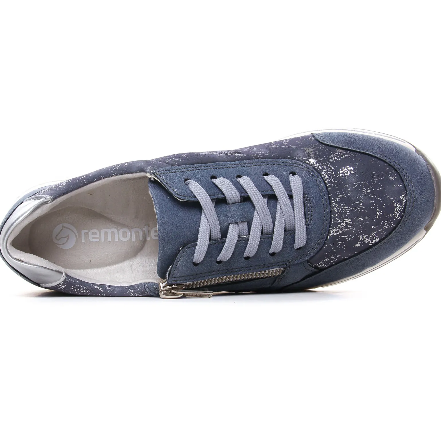 Baskets Compensees Remonte R6700-13 Lightblue