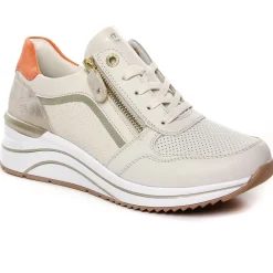 Baskets Compensees Remonte D0T10-80 Offwhite