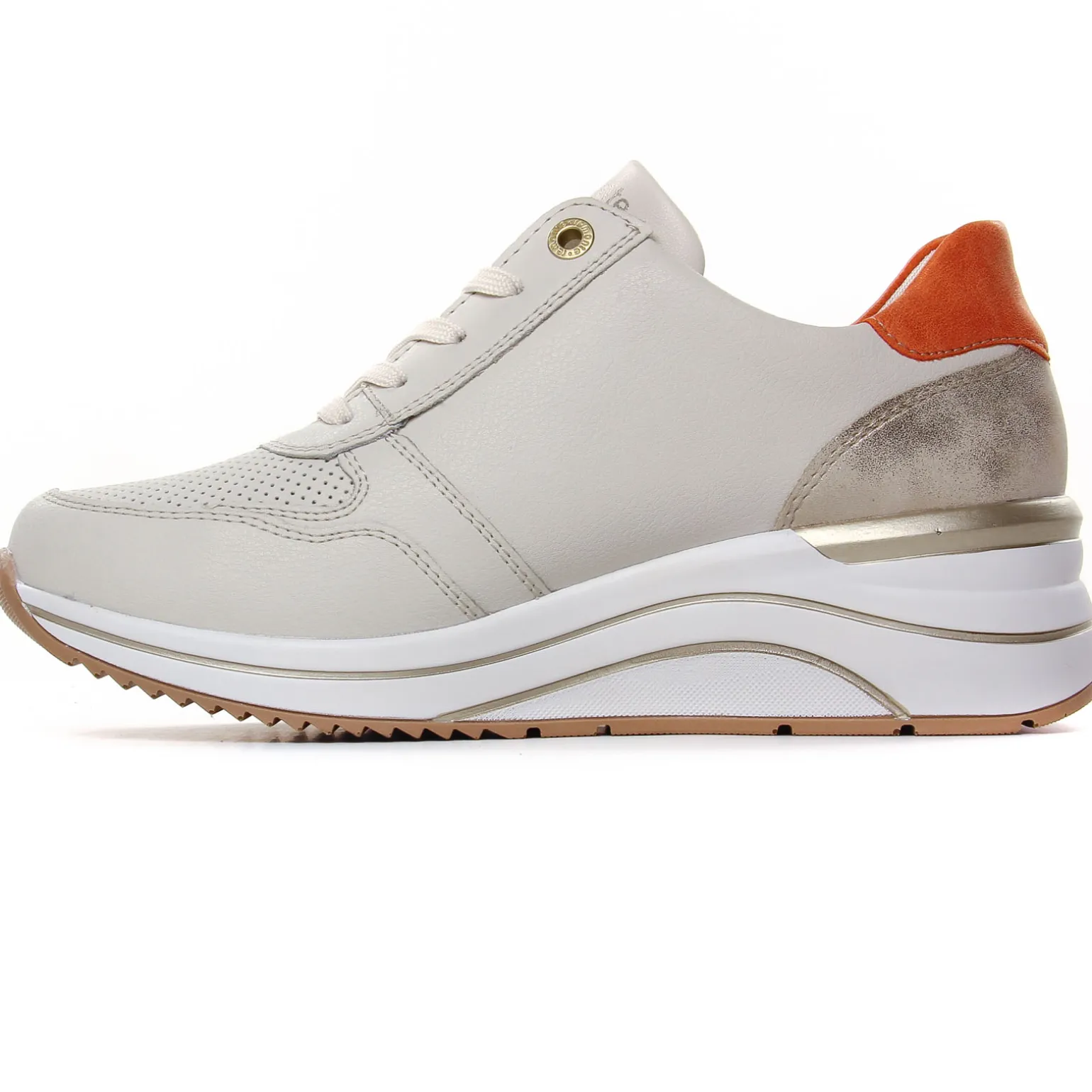 Baskets Compensees Remonte D0T10-80 Offwhite