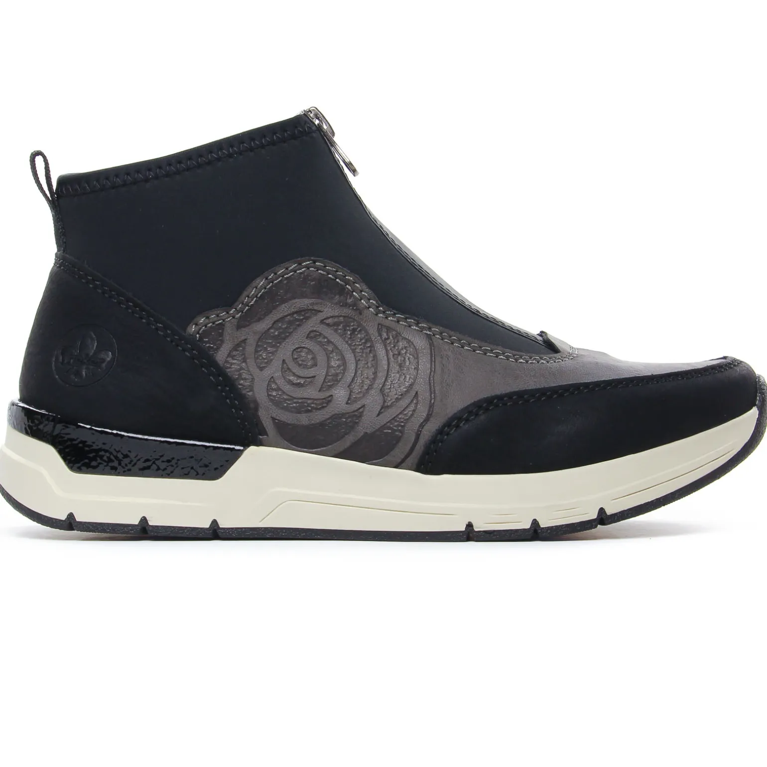 Baskets Compensees Rieker 58956-00 Noir Graphite