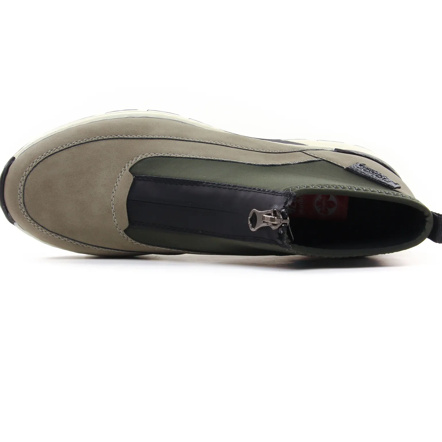 Baskets Compensees Rieker N6352-52 Reed Schwarz