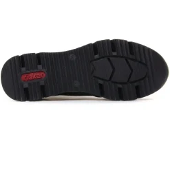 Baskets Compensees Rieker N6352-52 Reed Schwarz