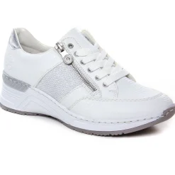 Baskets Compensees Rieker N4322-80 White