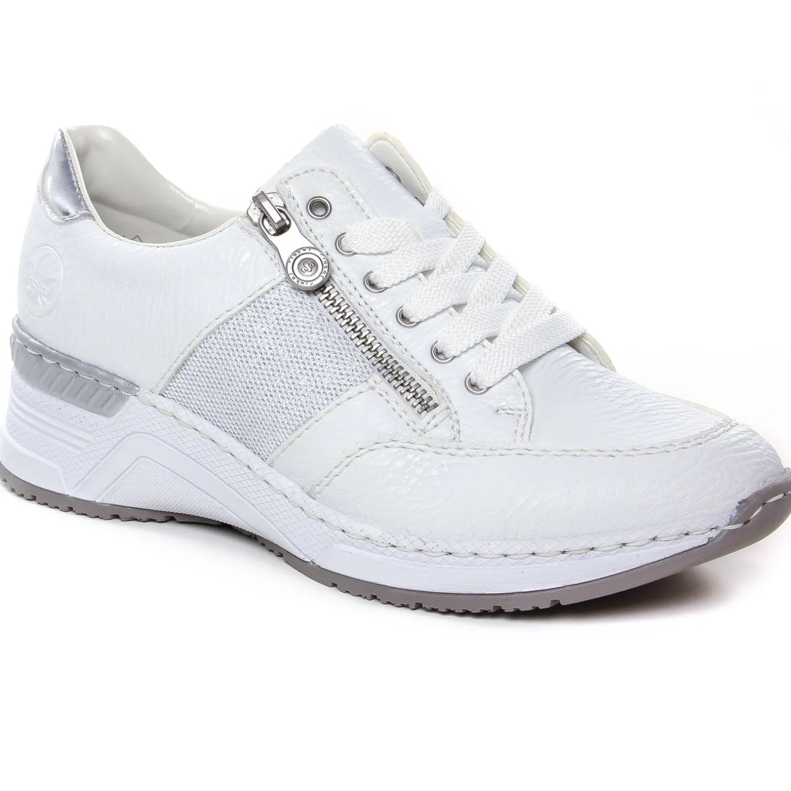 Baskets Compensees Rieker N4322-80 White