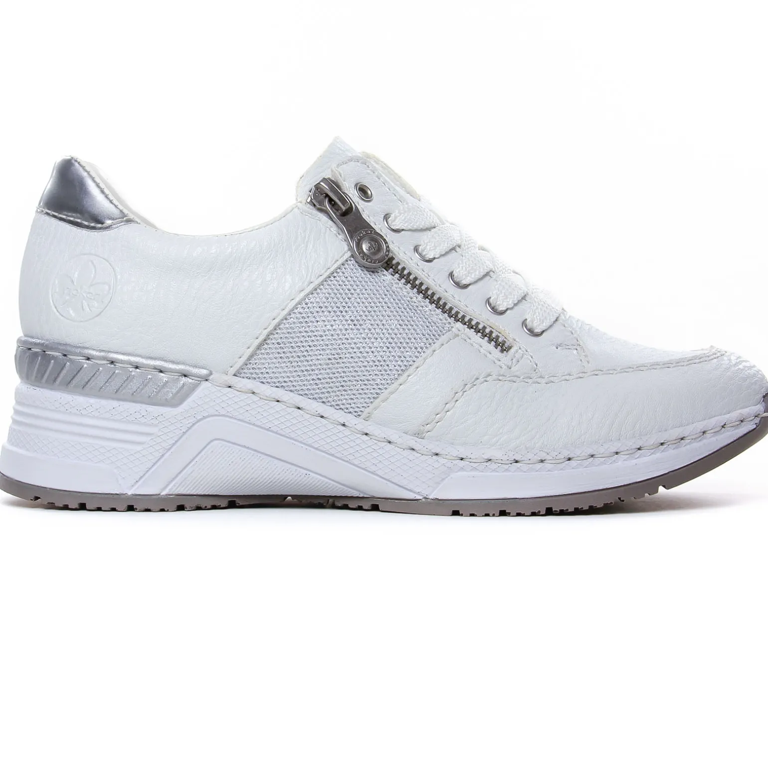 Baskets Compensees Rieker N4322-80 White